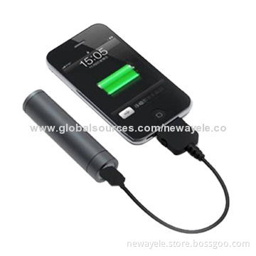 Torch Power bank with 2600mAh capacity